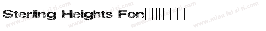 Sterling Heights Fon字体转换